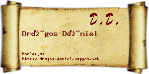 Drágos Dániel névjegykártya
