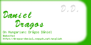 daniel dragos business card